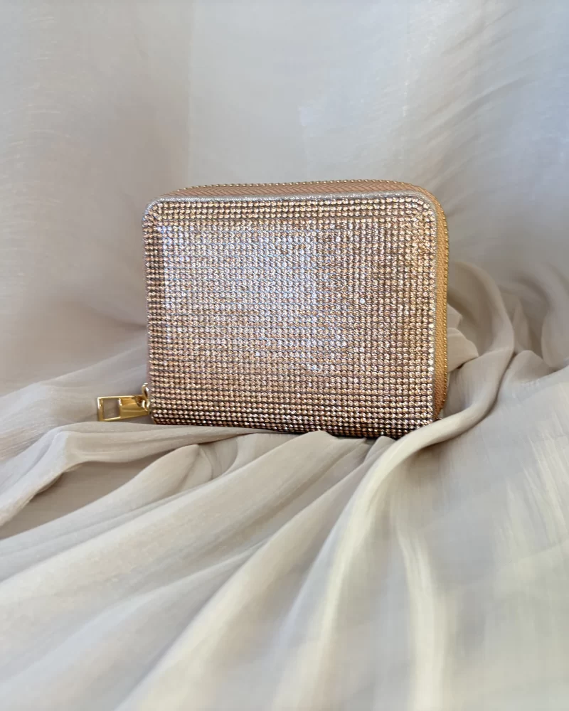 'Molly' rosegold csillogó pénztárca