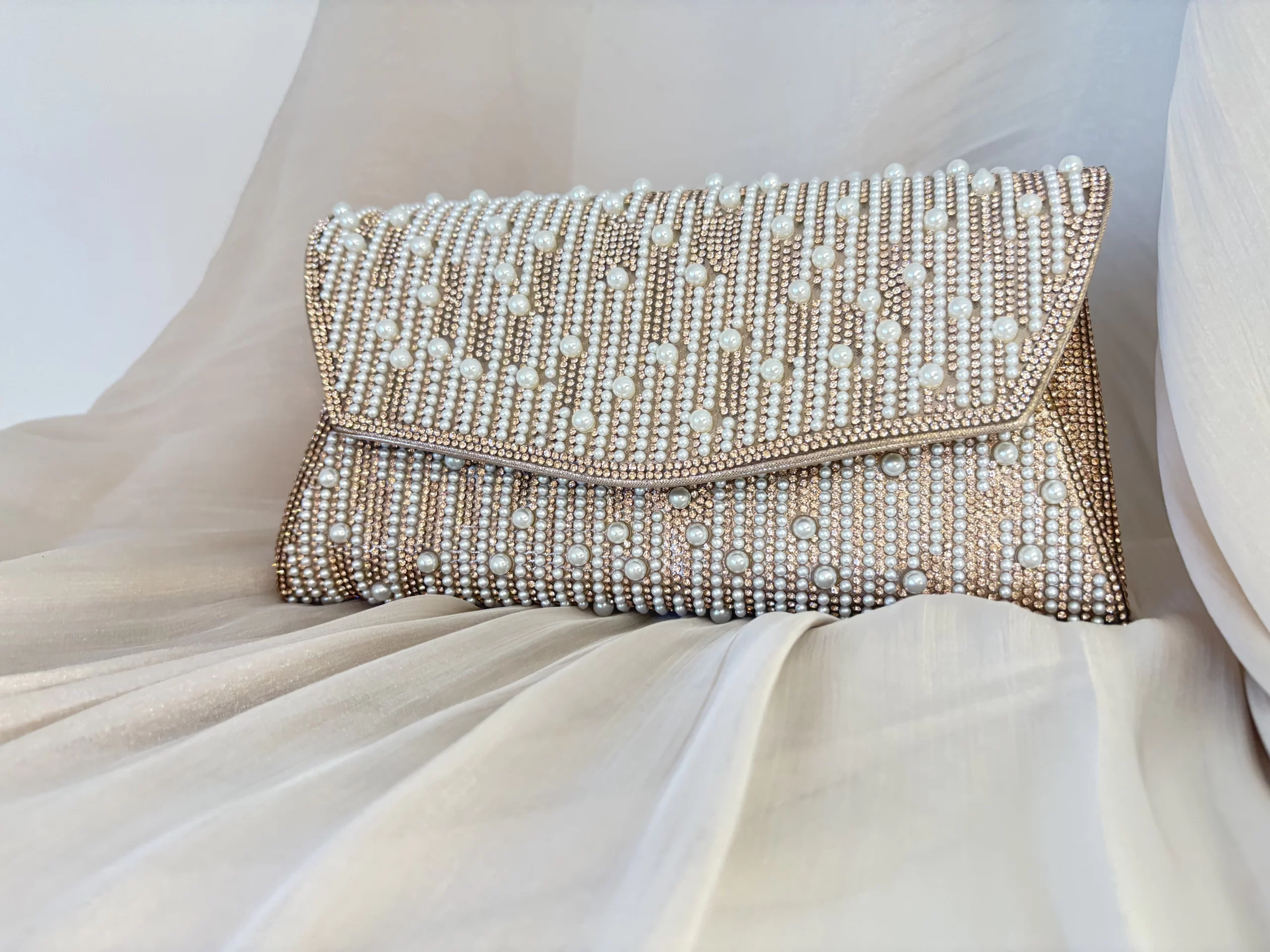 'Pearl' rosegold táska - Image 3