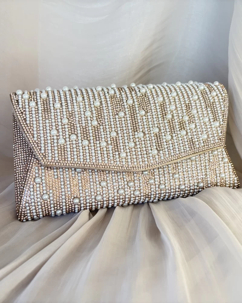 'Pearl' rosegold táska