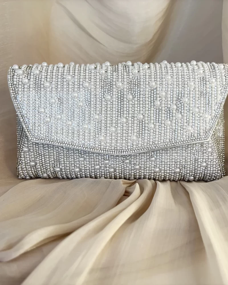 'Pearl' ezüst táska